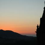 Silhouette of the church of St Eulalia